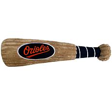 Officially Licensed MLB Bat Pet Toy - Baltimore Orioles
