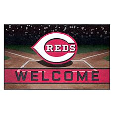 Officially Licensed MLB Cincinnati Reds Uniform Mat 19 x 30