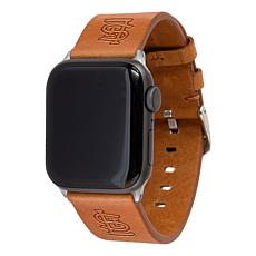 Officially Licensed MLB Leather Band for Apple Watch - St. Louis
