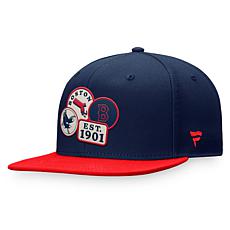 Officially Licensed MLB Men's Fanatics Heritage Patch Fitted - Red ...