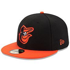 Officially Licensed MLB Men's New Era Authentic Fitted Hat - Orioles 