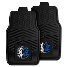 Officially Licensed NBA 2pc Car Mat Set 17" x 27" - Dallas Mavericks