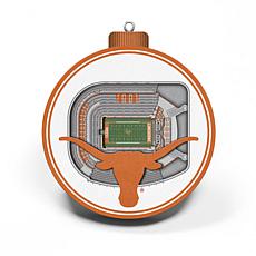 Officially Licensed NCAA 3D StadiumView Ornament 2-pack - Texas