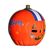 Officially Licensed NCAA Florida Gators Ceramic Pumpkin Helmet