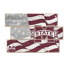 Officially Licensed NCAA Mississippi State Three Plank Flag