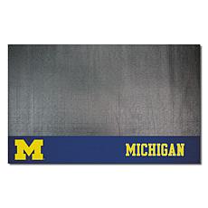 Officially Licensed NCAA Vinyl Grill Mat - University of Michigan 