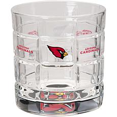 Officially Licensed NFL 10oz. Bottoms Up Squared Glass - Cardinals