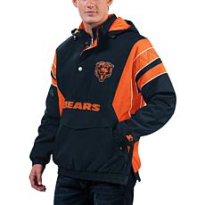 Zubaz NFL Men's Chicago Bears Full Zip Hoodie w/ Camo Lines