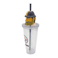 Officially Licensed NFL 24oz Mascot Sipper Cup by Pegasus Sports