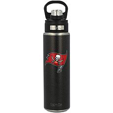 Officially Licensed NFL 24oz. Wide Mouth Leather Water Bottle