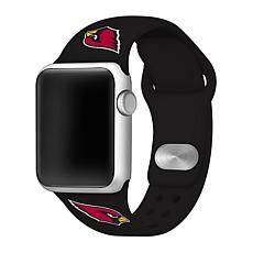 Officially Licensed NFL 42/44mm Apple Watch Med Sport Band - Cardinals