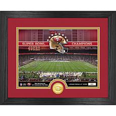 Officially Licensed NFL 49ers Stadium Bronze Coin Photo Mint