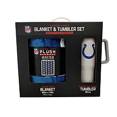 Officially Licensed NFL 60 x 70 Throw & 30oz Tumbler Combo Set