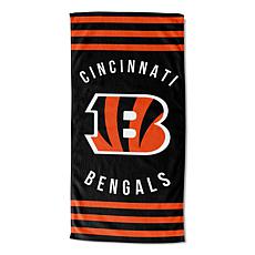 Officially Licensed NFL 720 Stripes Beach Towel - Bengals 