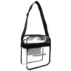 Officially Licensed NFL Clear Carryall Crossbody Tote - Washington
