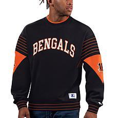 Zubaz Men's NFL Cincinnati Bengals Color Full Zip Hoodie with Camo Line Details