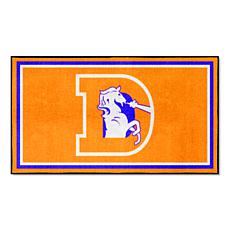Officially Licensed NFL Denver Broncos Plush Rug w/Vintage Logo