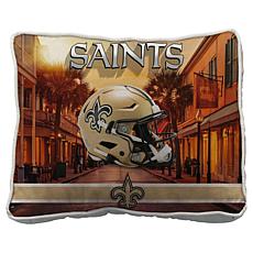 Officially Licensed NFL Loco Fan Canvas Pillow by Pegasus Sports