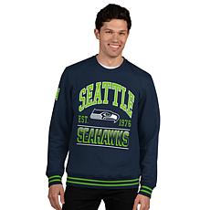 Officially Licensed NFL Men's Crew-Neck Fleece Pullover by Glll