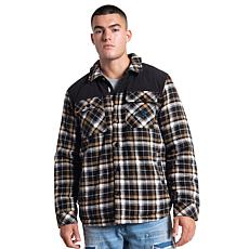 Officially Licensed NFL Men's Transitional Plaid Shirt Jacket by Glll