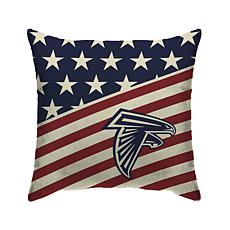 Officially Licensed NFL Pegasus Sports Americana Pillow - Falcons