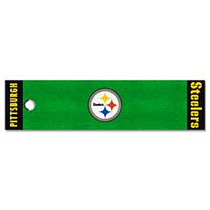 Officially Licensed NFL Putting Green Mat  - Pittsburgh Steelers
