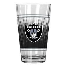 Officially Licensed NFL Raiders 16oz Pint Glass in Vapor Graphics