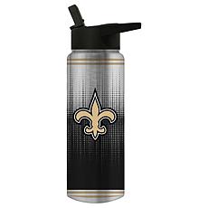 Officially Licensed NFL Saints 24oz. Water Bottle Vapor Graphics
