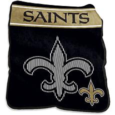 NFL New Orleans Saints Helmet Personalized 50x60 Plush Fleece Blanket