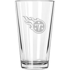 Officially Licensed NFL Tennessee Titans Etched 16oz. Pint Glass