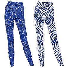 Officially Licensed NFL Women's 2-pack Printed Leggings by Zubaz