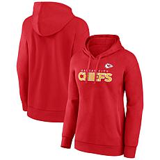 Officially Licensed NFL Women's Iconic Cotton Fleece Hoodie, Chiefs