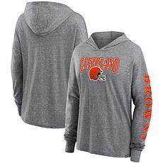 Cleveland Browns Mitchell & Ness Women's Color Block Pullover Sweatshirt -  Orange/Brown