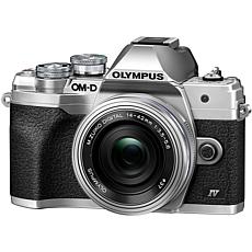 Olympus OM-D E-M10 Mark IV Mirrorless Camera w/14-42mm Lens - Silver