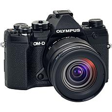 Olympus OM-D E-M5 Mark III Digital Camera with 12-45mm Lens - Black