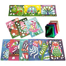 OOLY Foil-tastic Foil Art and Coloring Set Awesome Animals