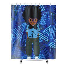 Pardon My Fro Oliver 71" x 71" Polyester Shower Curtain