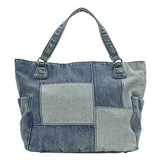 Patricia Nash Chalvey Denim Tote