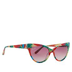 Patricia Nash Kelly Handcut Acetate Cat-Eye Sunglasses