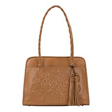 Patricia Nash Paris Large Leather Satchel
