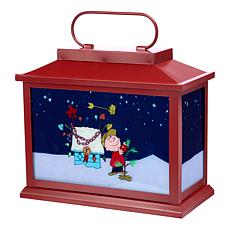 Peanuts 10" Metal Holiday LED Lantern