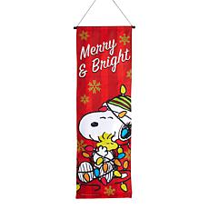 Peanuts Fall & Holiday Double-Sided Door Banner 