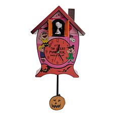 Peanuts Halloween Animated Cuckoo Clock
