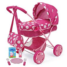 Peppa Pig Baby Classic Doll Pram Set with Carry Bag & Accessories
