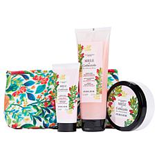 Perlier Berry Blossom Honey 3-piece Bath & Body Kit