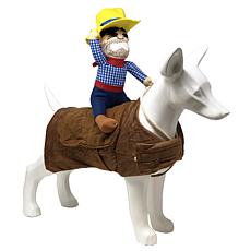 Pet Life Yeepaw Cowboy Pet Holiday Dog Costume