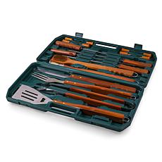 Picnic Time 18-Piece BBQ Grill Set, (Green)