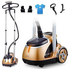 Powerful 1500W Garment Steamer with 1.8L Tank & Foot Pedal