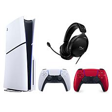 PS5 Disc Console with Extra Controller, HyperX Headset and Voucher