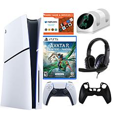 PS5 Slim Core Console with Avatar: Frontiers of Pandora Bundle